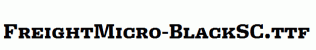FreightMicro-BlackSC.ttf