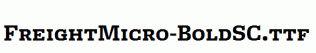 FreightMicro-BoldSC.ttf
