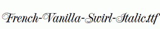 French-Vanilla-Swirl-Italic.ttf