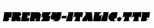 Frenzy-Italic.ttf