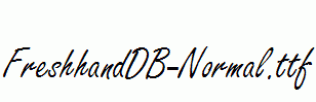 FreshhandDB-Normal.ttf
