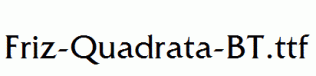 Friz-Quadrata-BT.ttf