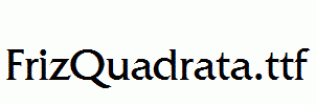 FrizQuadrata.ttf