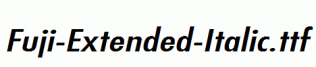 Fuji-Extended-Italic.ttf