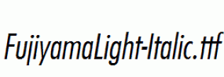 FujiyamaLight-Italic.ttf