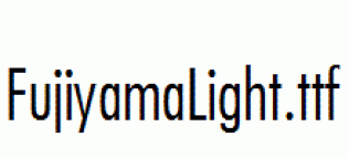 FujiyamaLight.ttf