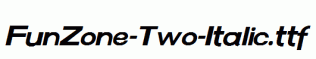 FunZone-Two-Italic.ttf
