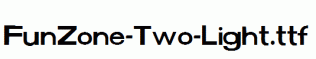 FunZone-Two-Light.ttf