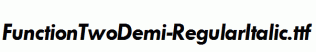 FunctionTwoDemi-RegularItalic.ttf
