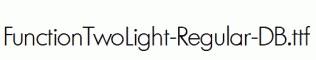 FunctionTwoLight-Regular-DB.ttf