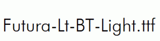 Futura-Lt-BT-Light.ttf