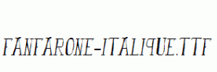 fanfarone-italique.ttf