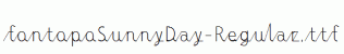 fontopoSunnyDay-Regular.ttf