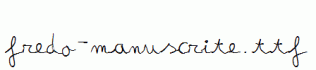fredo-manuscrite.ttf