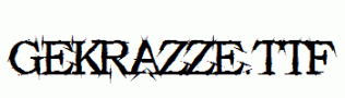 GEKRAZZE.ttf