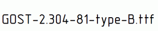 GOST-2.304-81-type-B.ttf