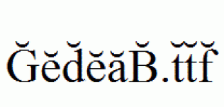 GedeaB.ttf
