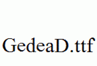 GedeaD.ttf