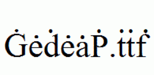 GedeaP.ttf