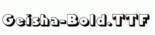Geisha-Bold.ttf
