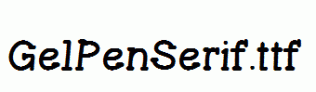 GelPenSerif.ttf
