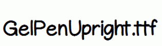 GelPenUpright.ttf