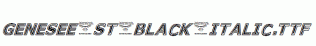 Genesee-St-Black-Italic.ttf