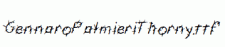 GennaroPalmieriThorny.ttf