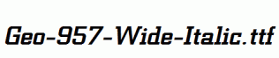 Geo-957-Wide-Italic.ttf