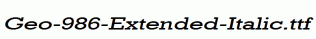 Geo-986-Extended-Italic.ttf