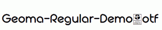 Geoma-Regular-Demo.otf