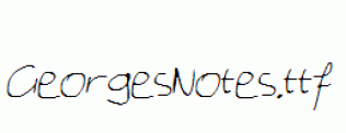 GeorgesNotes.ttf