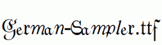 German-Sampler.ttf