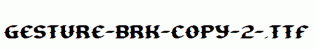 Gesture-BRK-copy-2-.ttf