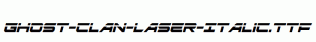 Ghost-Clan-Laser-Italic.ttf