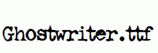 Ghostwriter.ttf