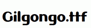 Gilgongo.ttf