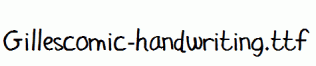 Gillescomic-handwriting.ttf