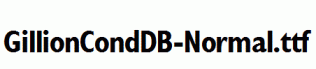GillionCondDB-Normal.ttf