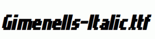 Gimenells-Italic.ttf