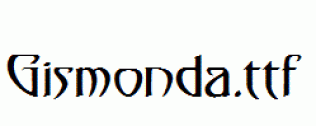 Gismonda.ttf