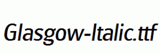 Glasgow-Italic.ttf