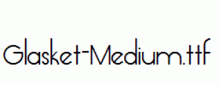 Glasket-Medium.otf