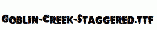 Goblin-Creek-Staggered.ttf