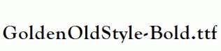 GoldenOldStyle-Bold.ttf