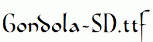 Gondola-SD.ttf
