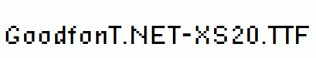 GoodfonT.NET-XS20.ttf
