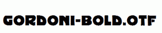 Gordoni-Bold.otf