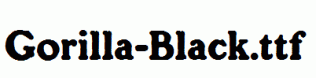 Gorilla-Black.ttf
