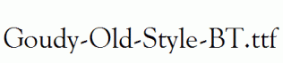 Goudy-Old-Style-BT.ttf